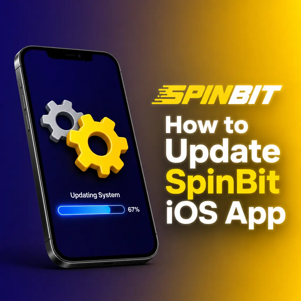 Steps to manually update the SpinBit iOS web app via Safari and Add to Home Screen for the latest version.