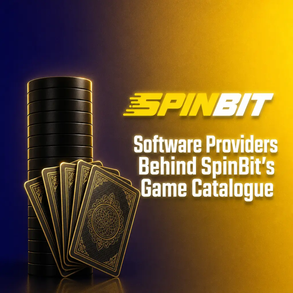 Software providers behind SpinBit's game catalogue: Pragmatic Play, NetEnt, Evolution Gaming, and Play'n GO slots and live games.