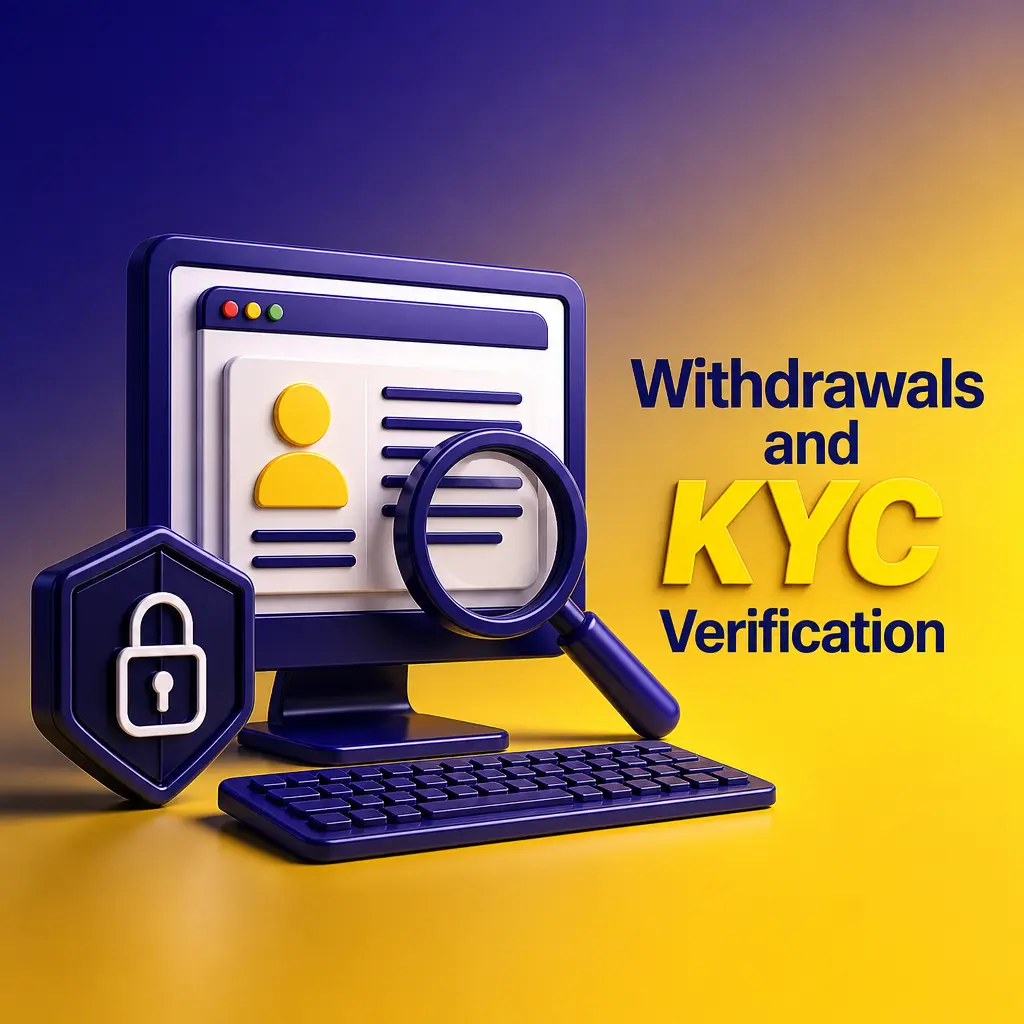SpinBit KYC verification steps: submit ID, proof of address, wait for review, then request withdrawal