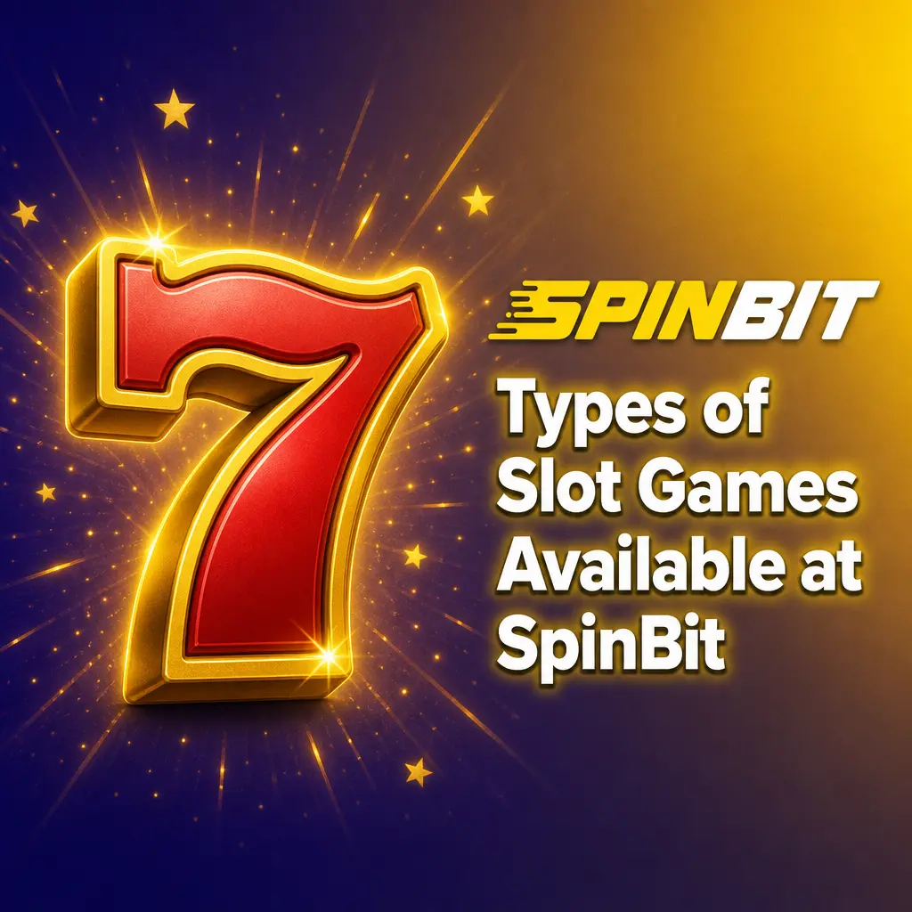 Overview of slot categories at SpinBit, including classic, video, jackpot, Megaways, and cluster pay slot types.