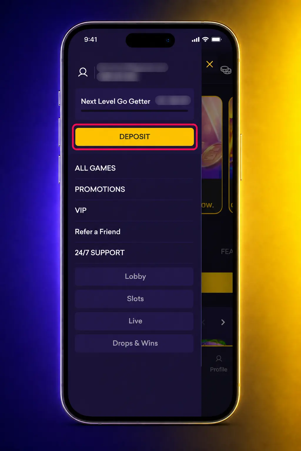 Step-by-step guide showing how to withdraw money from a SpinBit account in 5 simple steps